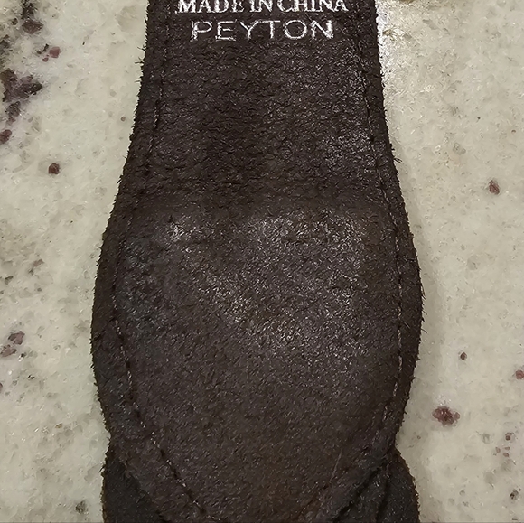 Bed Stu Brown Leather Woven Belt Women Size M - Picture 8 of 11